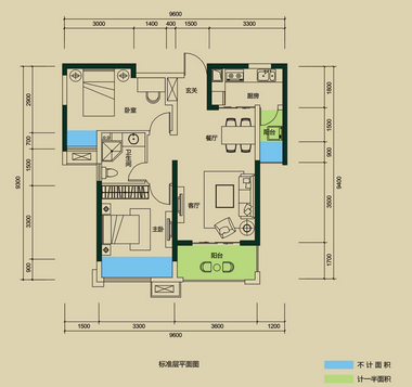 中海国际社区户型图