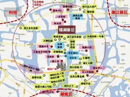 绍兴镜湖新区规划