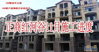 正商红河谷11月施工进度