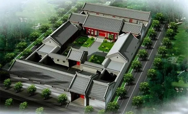 北京四合院从平面布局到内部结构图片