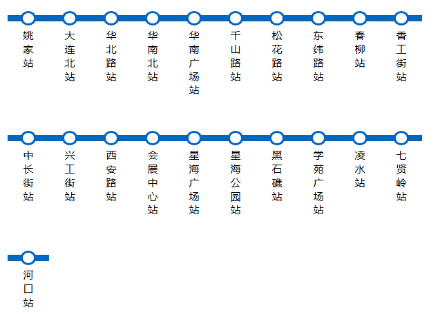 大连地铁时代来临 地铁1号线 开通在即 一张地