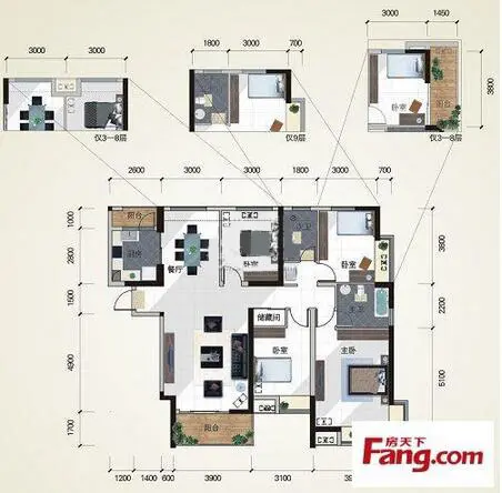 金地国际花园户型图2.jpg